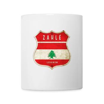 Zahlé Lebanon coat of arms flag design - Mug - white - Front
