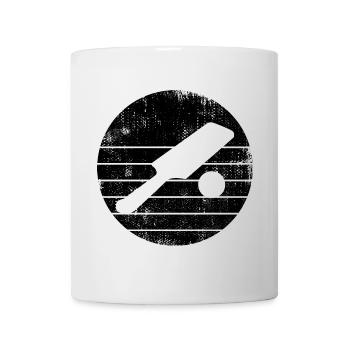 Batte et balle de cricket - Mug blanc - blanc - Devant