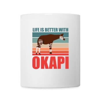 Okapi in harmony with nature - Mug - white - Front
