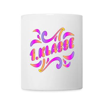 SCHULANFANG GRUNDSCHULE 1. KLASSE - Tasse - Weiß - Vorne