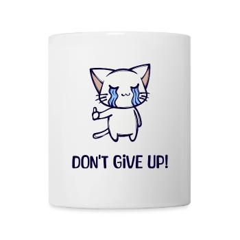 Manga Comic Anime Cat Statement Cartoon - Mug - white - Front