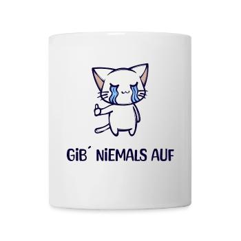 Zeichentrick Animation Comic Manga Katze Anime - Tasse - Weiß - Vorne