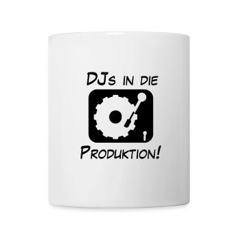 DJs in production! - Mug - white - Front