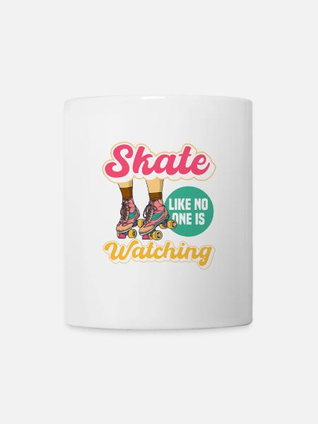 Rollschuh Design - Tasse - Weiß