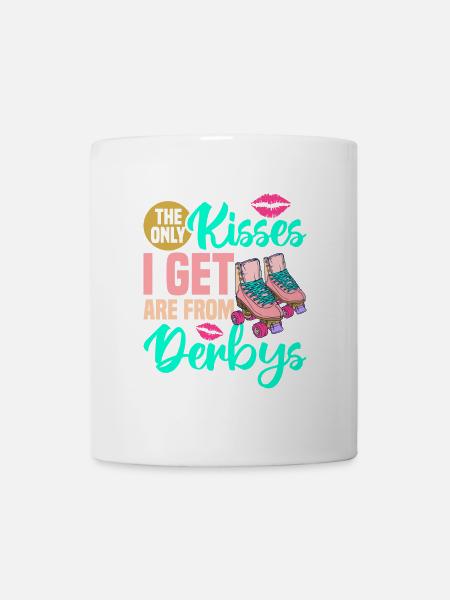 Rollschuh Design - Tasse - Weiß