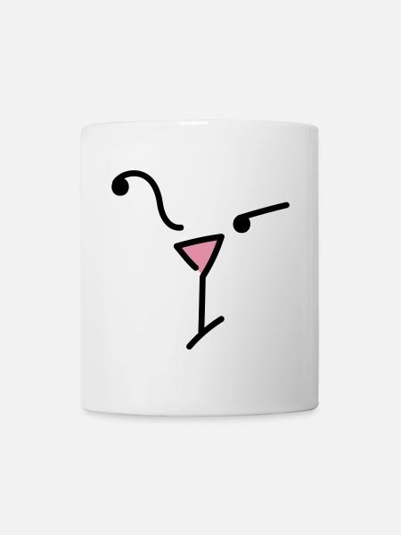 Catface, Fragender Blick - Tasse - Weiß