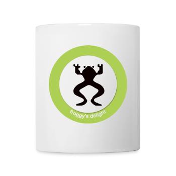 Logo Froggy Classique - Mug blanc - blanc - Devant