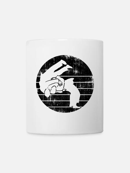 Judokämpfer - Tasse - Weiß