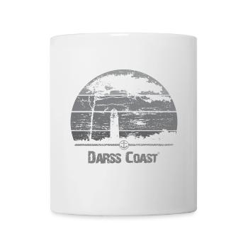 DarssCoast - Leuchtturm & Windflüchter - Tasse - Weiß - Vorne