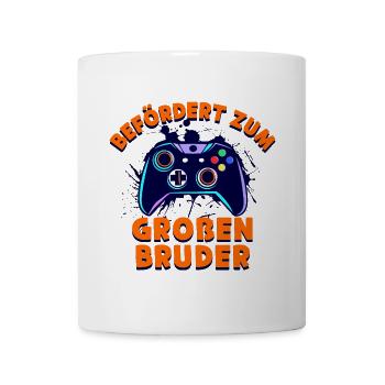 Geschwisterliebe Stolzer Großer Bruder Statement - Tasse - Weiß - Vorne