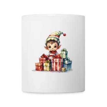 Winterzauber Elf Geschenke - Tasse - Weiß - Vorne
