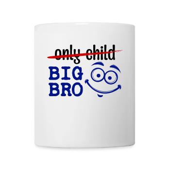 Einzelkind Großer Bruder Statement Bruderherz - Tasse - Weiß - Vorne