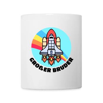 Bruderherz Spruch Stolzer Großer Bruder Bruderherz - Tasse - Weiß - Vorne