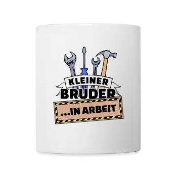Bruderherz Geschwister Großer Bruder Statement - Tasse - Weiß - Vorne