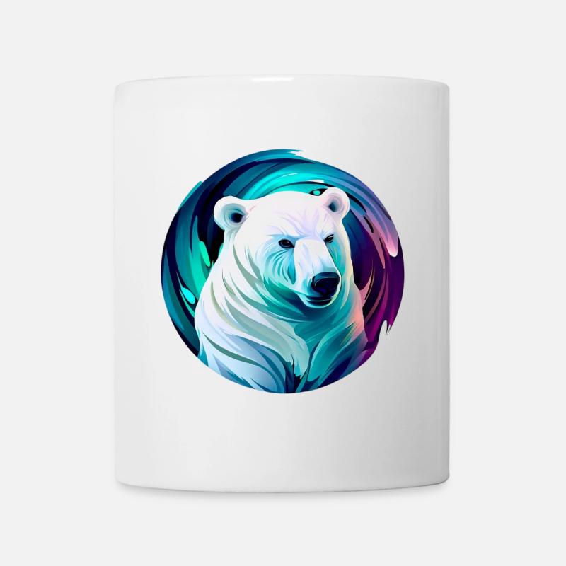 Weißer Eisbär - Tasse - Weiß