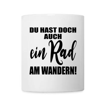RAD AM WANDERN - Tasse - Weiß - Vorne