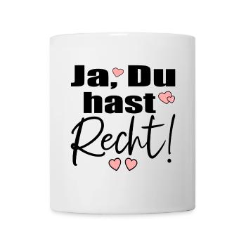 RECHT VERSÖHNUNG - Tasse - Weiß - Vorne
