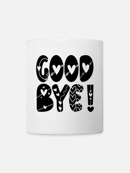 ENGLISCHER ABSCHIEDSGRUß - Tasse - Weiß