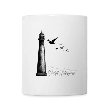 Leuchtturm – Seeluft Schnuppern - Mug - white - Front