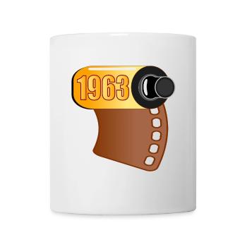 RETRO GEBURTSTAG 1963 - FILMROLLE - Tasse - Weiß - Vorne