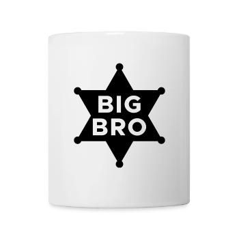 Déclaration de Big Brother Bro frères et sœurs - Mug blanc - blanc - Devant