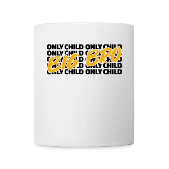 Déclaration de frère Big Brother Enfant unique Frère Coeur - Mug blanc - blanc - Devant