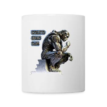 Cogito 02 – Cyborg-Denker Cogito Ergo Sum - Tasse - Weiß - Vorne