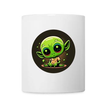 Baby-Alien - Tasse - Weiß - Vorne
