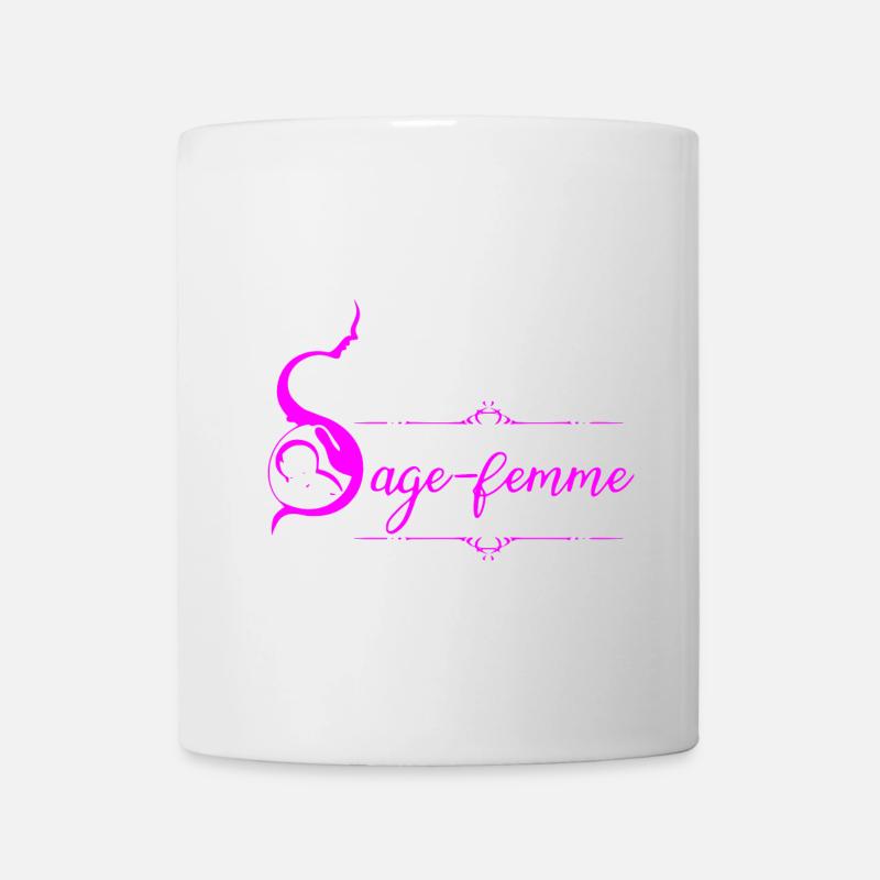 Sage-femme - Mug blanc - blanc