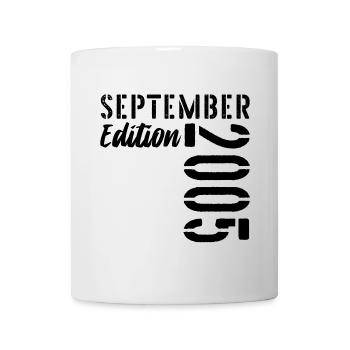 21ST BIRTHDAY SEPTEMBER 2005 - 21 years old - Mug - white - Front
