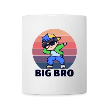 Cooler Spruch Bro Großer Bruder Bruderherz - Tasse - Weiß - Vorne