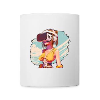 Girl VR 01 - Mug - white - Front