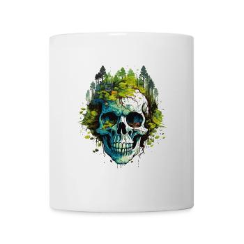 Forest Skull: Nature Meets Skull - Mug - white - Front