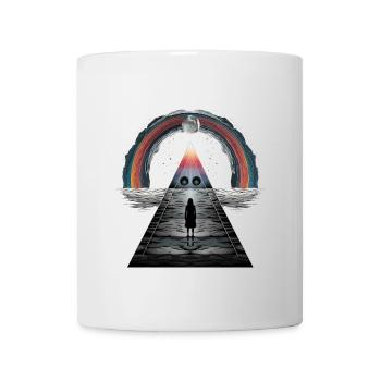 Regenbogenpyramide Mondlicht-Tango Zwielichtig - Tasse - Weiß - Vorne