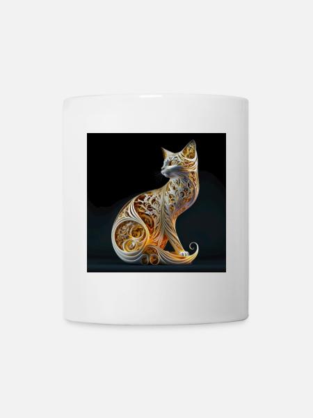 Cat 01 - Mug blanc - blanc