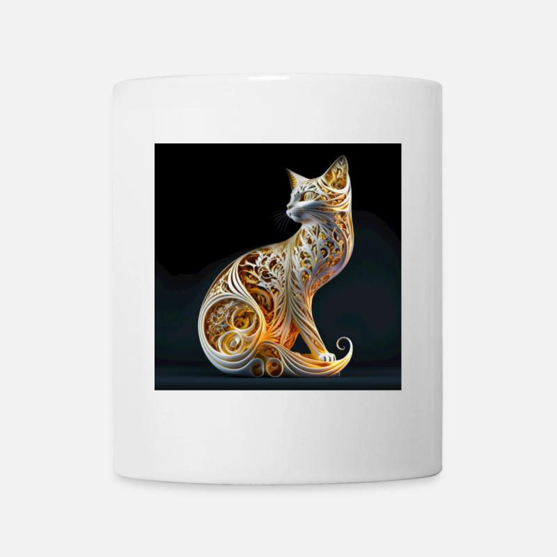 Cat 01 - Mug blanc - blanc