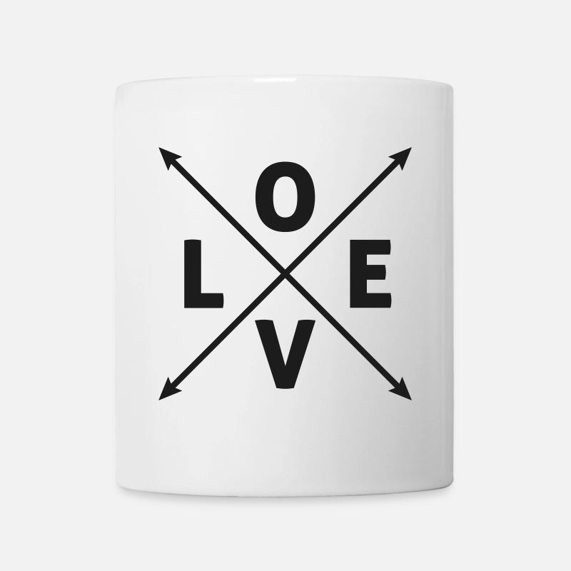 Flèches d’AMOUR - Mug blanc - blanc