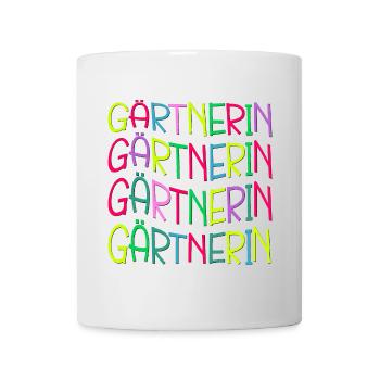 Geschenke für Gärtnerin - Hobby Garten - Tasse - Weiß - Vorne