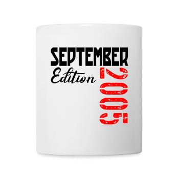 SEPTEMBER 2005 - 21ST BIRTHDAY - Mug - white - Front