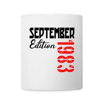 43. Geburtstag September 1983 - 43 Jahre alt - Tasse - Weiß - Vorne
