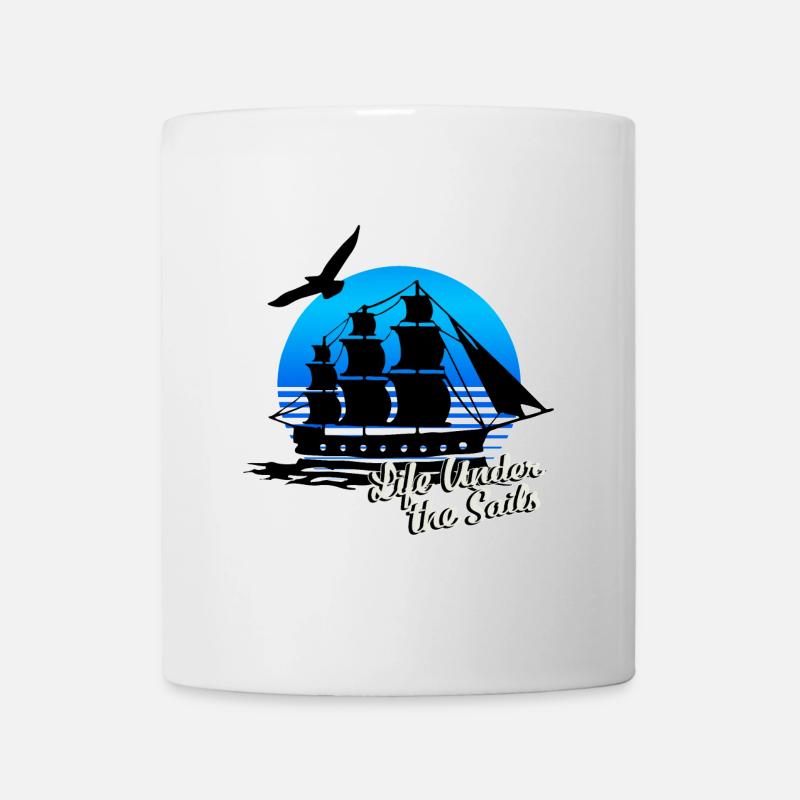 Live Under the Sails - clean - Mug - white