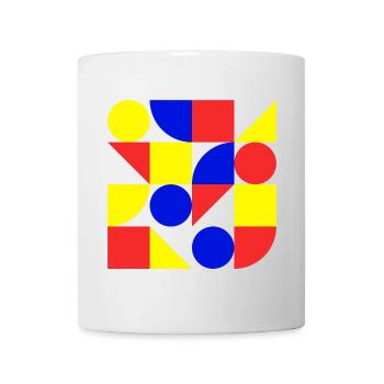 forme, géométrie, art, Bauhaus - Mug blanc - blanc - Devant
