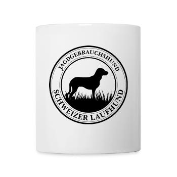 Schweizer Laufhund Jagdgebrauchshund Wilsigns - Tasse - Weiß - Vorne
