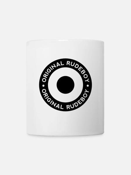Original Rudeboy - Black & White Mod Ska - Mug - white