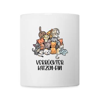 Katze Statement Lieblingstier Haustiere Heimtier - Tasse - Weiß - Vorne