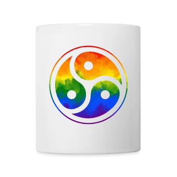 Bunt, kinky, queer – das Shirt für dich - Tasse - Weiß - Vorne