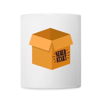 NEUER START - ABSCHIEDSGESCHENKE KARTON - Tasse - Weiß - Vorne