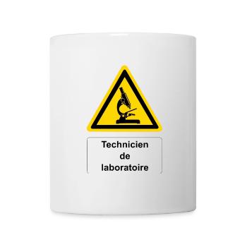 Technicien de laboratoire - Mug blanc - blanc - Devant