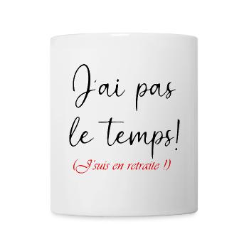Vive la retraite - Mug blanc - blanc - Devant