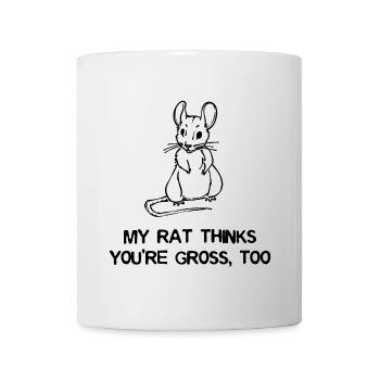 Rat Statement Pets Animals Pet - Mug - white - Front